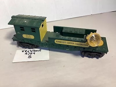 K-Line O-27 Gauge Kennecott Copper Searchlight Work Crash Caboose • $9.99