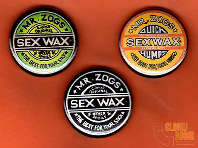 Set Of Three 1  Mr. Zogs Sex Wax Pins Buttons Surfer  Surfboard  • £3.56