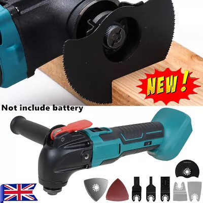 For Makita 18V Li-ion Cordless Oscillating Multi Tool With Accessories Body Only • £31.89