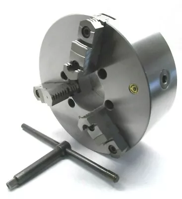 CLEAN! BISON 12-1/2  THREE-JAW LATHE CHUCK W/ A2-6 MOUNT - #3215-12-1/2 -6 • $1599.99