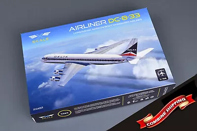 X-Scale Models 144001 Douglas DC-8-33 Delta Air Lines Long-range Airliner 1/144 • $35.98