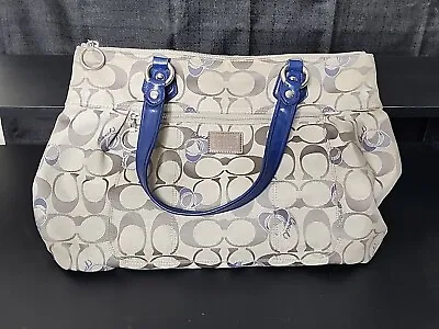 Coach 18711 Poppy Signature Glam Large Tote Bag  • $99