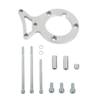 Polished Aluminum Power Steering Bracket Set For 1979-93 Ford Mustang 5.0L • $40.55