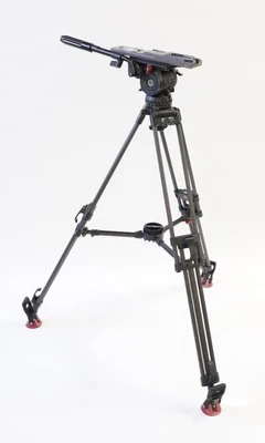 $3750 • Buy Sachtler 20 Carbon Fibre Dual Stage Tripod Caddy Fluid Head Mid Level Spreader