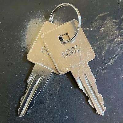 $15.99 • Buy (2) Craftsman Toolbox Replacement Keys Cut Key Code 8001-8223 -Free Tracking