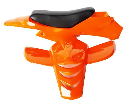 Fmq17 Orange Fairing Plastics And Seat  For 49cc 2 Stroke Mini Quad Bike Atv • £29.99