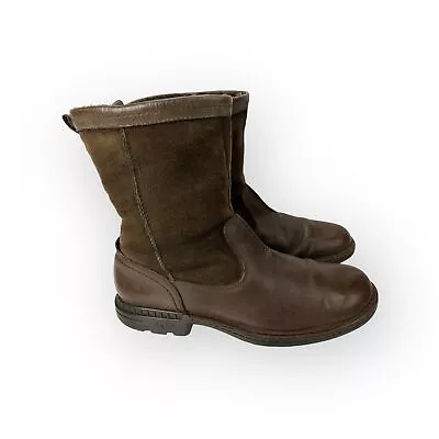 UGG Hartsville 5626 Brown Leather Mens Boots Size 12 45.5 • $80