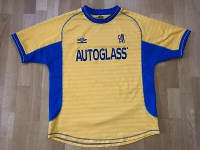 FC Chelsea London 2000 2002 LARGE Shirt UMBRO Autoglass Jersey Trikot PX530 • £82.80