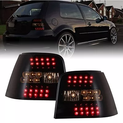 LED Tail Lights For 1999-2004 VW Volkswagen Golf MK4/GTI Brake Assembly Lamps • $156.99