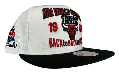 Mitchell & Ness NBA Chicago Bulls Back To 1993 Snapback Hat Cap New • $24.99