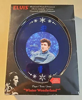 Elvis Presley  Winter Wonderland  Illuminated Musical Ornament • $9