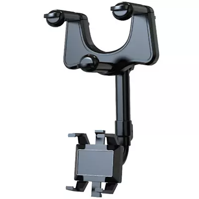 Car Phone Holder Mount Rearview Mirror Hanging Clip Bracket Rotating Adjustable  • $18.80