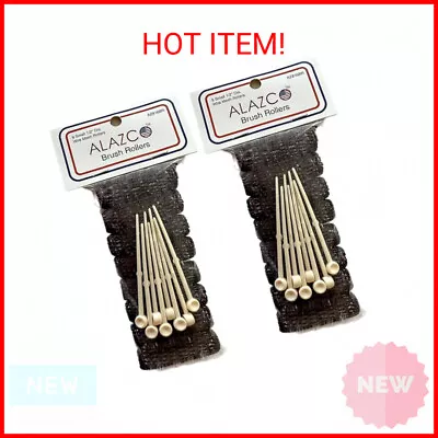16 Pc Vintage Style Hair Roller MINI Small BRUSH ROLLERS & PINS Mesh Hair Curler • $14.89