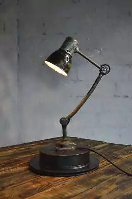 Vintage Industrial Table Lamp Uniq Industrial Desk Lamp Old Machine Lamp • $95