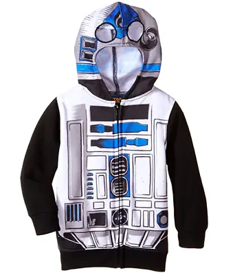 Star Wars Boys' Costume Hoodie R2d2/Blue Boys- XS Boys- S Boys- L Boys- XL • $29.99