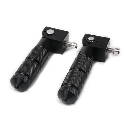 Motorcycle Foot Rests Tripod Footrests Footpegs Pegs Rear Pedals Folding 2Pcs • $27.33