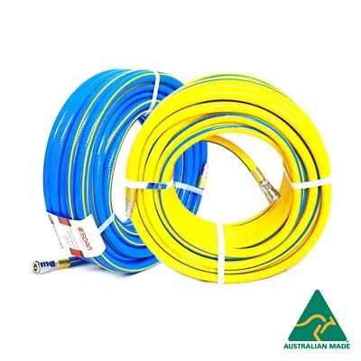 Fitted Air Hose 10mm 10/20m 232PSI Aus-Made AS2554 Nitto Tp Compressor Tool EC • $35.96