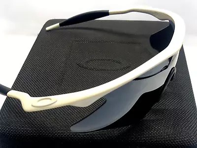 OAKLEY PRO M FRAME SUNGLASSES White Frames W/ Black Iridium Heater Lens Rare • $729.99