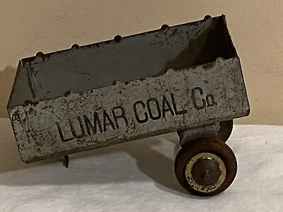 Marx Lumar Coal Company Pressed Steel Trailer Ah-01 • $59