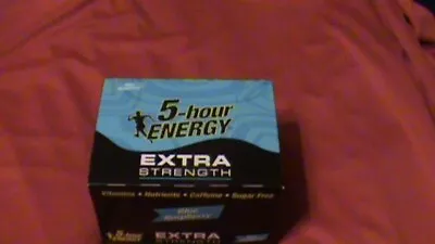 5 Hour ENERGY Shot Extra Strength Blue Raspberry 1.93 Oz. 12 Count • $27.99