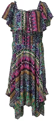 Rabbit Rabbit Rabbit Dress Size 16 Multicolor  • $14.99