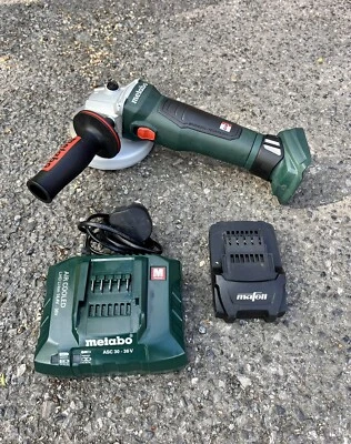 £74 • Buy Metabo WB 18 LTX BL 125 Cordless Angle Grinder With Charger And Battery