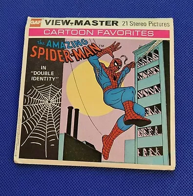 Gaf H11 The Amazing Spider-Man Marvel Comics View-master 3 Reels Packet • $37