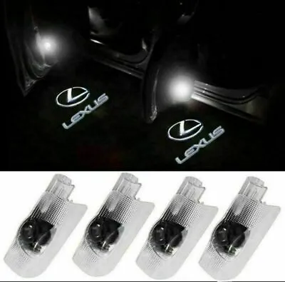 $15.59 • Buy 4 X LED Logo Door Courtesy Light Shadow Laser Projector For Lexus ES LS LX RX GX