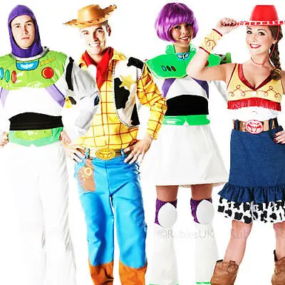 £40.49 • Buy Disney Toy Story Adults Fancy Dress Buzz, Jessie, Woody Mens Ladies Costumes New