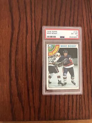 1978 Topps Rookie #115 MIKE BOSSY New York Islanders RC EX/NM PSA 6 • $55