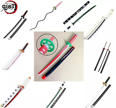$19.99 • Buy Kimetsu Yaiba Demon Slayer 30  Katana Sword Blade Cosplay Costume Prop Kids Toys