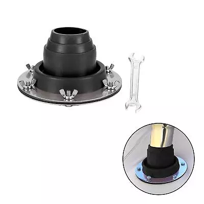 Silicone Tent Stove Jack Fireproof Protection Ring For Tent Yurt Sheds • $36.91