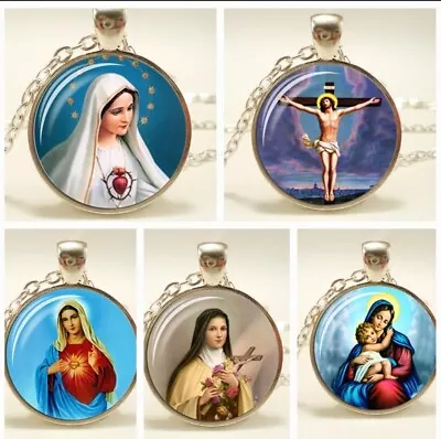 Virgin Mary Blessed Mother Of Jesus Pendant Necklaces Christian Jewelry 94-5 • $12.04