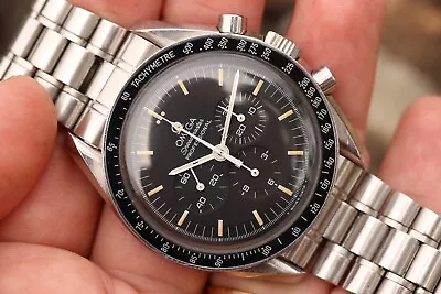 Vintage 1992 Omega Speedmaster Moonwatch Ref. 3590.50 “Yellow Patina” • $3650