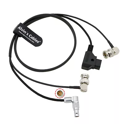 $79.99 • Buy Power Cable For Zacuto Kameleon Pro EVF Rotatable 4 Pin To D-tap With BNC 75cm
