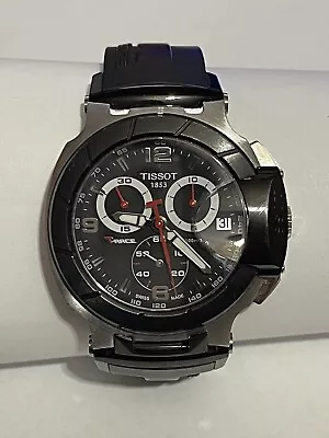TISSOT T-RACE Chronograph Watch T048417A Quartz Date Wristwatch • $99