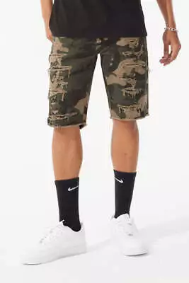 Men JORDAN CRAIG Tusla Camo Shorts • $47.99