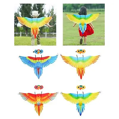 £10.13 • Buy Kids Bird Costume Set, Parrot Feather Cape With Headband, Halloween Costume