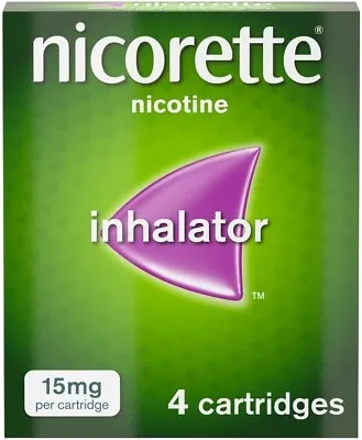£9.49 • Buy Nicorette Inhalator Starter Pack 15mg 4 Cartridges Best