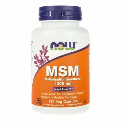 Now Foods MSM 1000 Mg 120 Capsules • £10.29