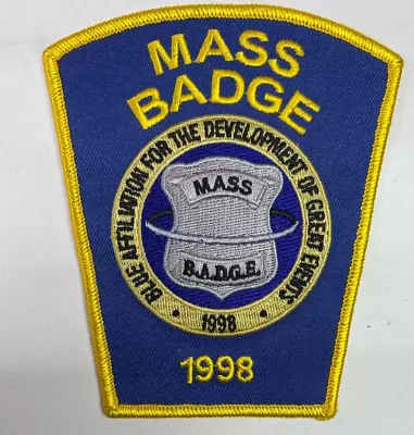 Mass 1998 Massachusetts MA Patch D9 • $15.19