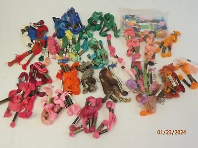J&P Coats Embroidery Floss Skeins Six Strand Lot Of 100+ • $15.99