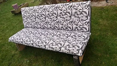 SOFA BED Ikea Nyhamn Clik Clak Bed Settee With Raised Base • £70