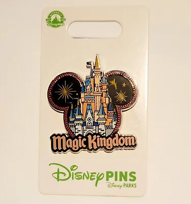 Disney World Parks Mickey Mouse Ears Icon Magic Kingdom Cinderella Castle Pin • $20.99