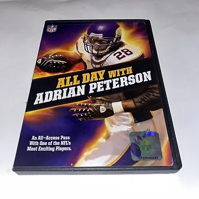 All Day With Adrian Peterson DVD All-Access Pass From 2009 Minnesota Vikings • $3.99