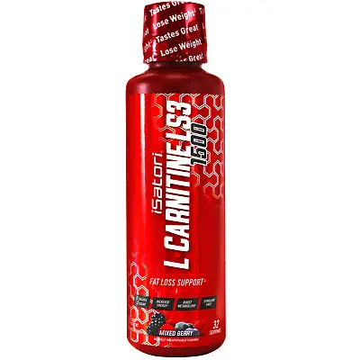 L-CARNITINE LS3 1500 Fat Loss-Metabolism Activator - Mixed Berry  (32 Servings) • $21.99