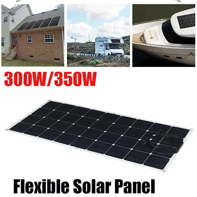 300W 350W Flexible Solar Panel Power 18V Battery Charger Marine Boat Car Camping • $109.99