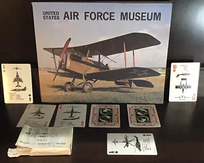 $15.99 • Buy Aircraft Recognition Playing Cards 1997 And US Air Force Museum Book.