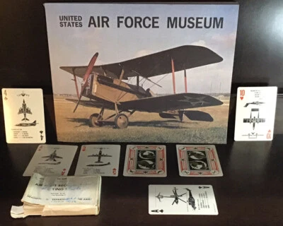 $15.99 • Buy Aircraft Recognition Playing Cards 1997 And US Air Force Museum Book.