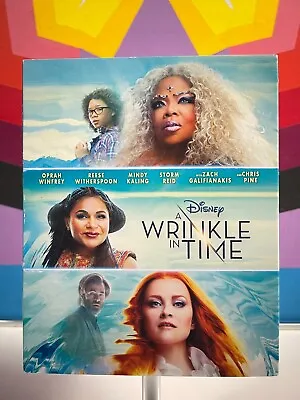 Disney's A Wrinkle In Time Blu-Ray/DVD Special Edition W/40 Page Book • $6.99